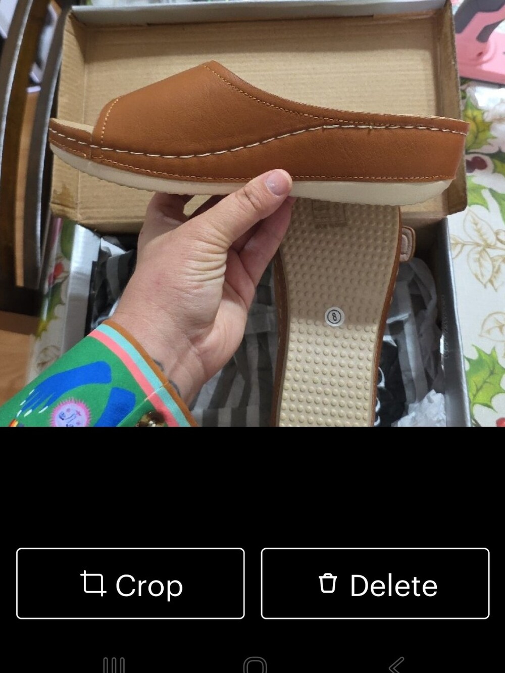 Good Choice Tan Buckle Wedge Slide - Women's Casual Comfort Wedge - Picture 13 of 17
